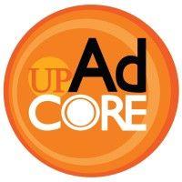 up advertising core logo image