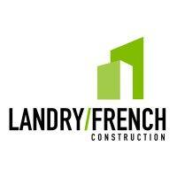 landry/french construction company logo image