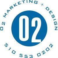 o2 marketing + design logo image