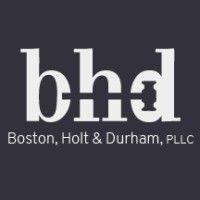 boston, holt & durham, pllc logo image