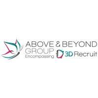 above and beyond group encompassing 3d recruit logo image