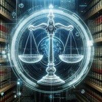 ai in the legal world logo image