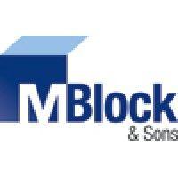 m. block and sons, inc. logo image