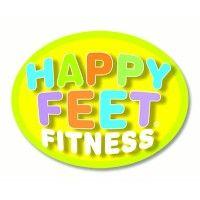 happy feet fitness logo image