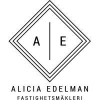 alicia edelman fastighetsmäkleri logo image