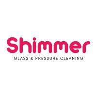 shimmer glass and pressure cleaning logo image