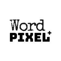 word and pixel logo image