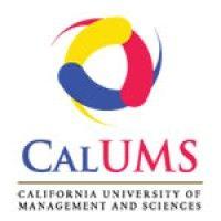 california university of management and sciences logo image