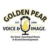 golden pear voice and image logo image