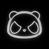 white panda logo image