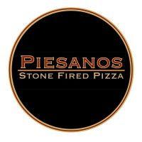 piesanos stone fired pizza logo image