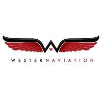 western aviation fbo @ felts field in spokane, washington logo image