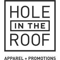 hole in the roof marketing logo image