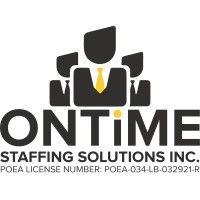 ontime staffing solutions inc.