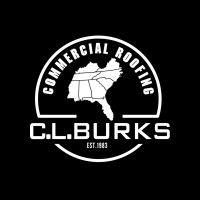 cl burks commercial roofing logo image