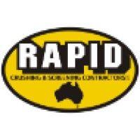 rapid crushing & screening contractors pty ltd logo image