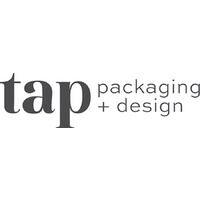 tap packaging + design logo image