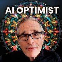 the ai optimist podcast logo image