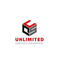 unlimited construction services logo image