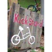 kickstand community bike shop logo image