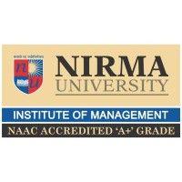 institute of management, nirma university logo image