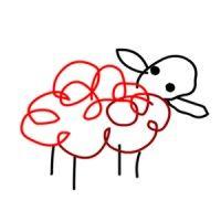 redsheep design and animation logo image