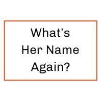 what's her name again? logo image