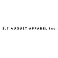 2.7 august apparel, inc.