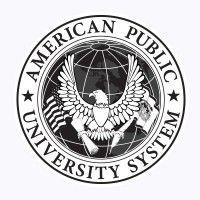 american public university system logo image