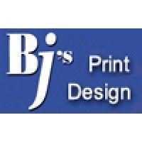 bj's print & design logo image