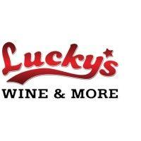 lucky's wine & more logo image