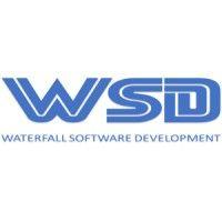 waterfall software development logo image