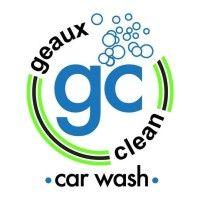 geaux clean car wash logo image