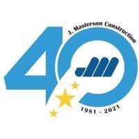 j. masterson construction logo image