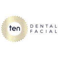 ten dental + facial logo image