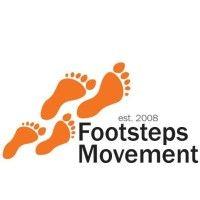 footsteps movement logo image