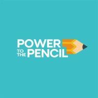 power to the pencil logo image