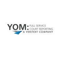 yom full service court reporting: a veritext company logo image