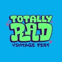 totally rad vintage fest logo image