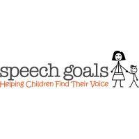 speech goals speech therapy inc. logo image