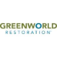 greenworld restoration logo image