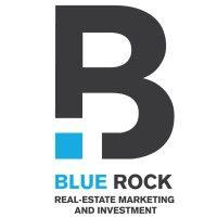 blue rock real-estate logo image