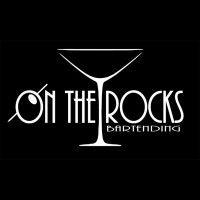 on the rocks bartending logo image