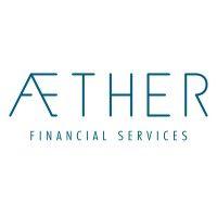 aether financial services logo image