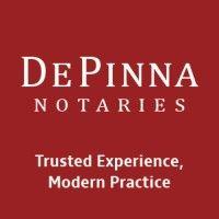 de pinna llp, notaries logo image