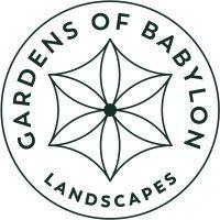 gardens of babylon landscapes logo image