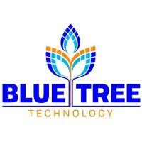 blue tree technology logo image