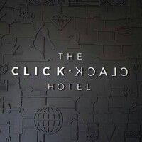 the click clack hotel logo image