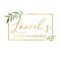 laurel's custom framing logo image