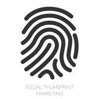 social thumbprint marketing logo image